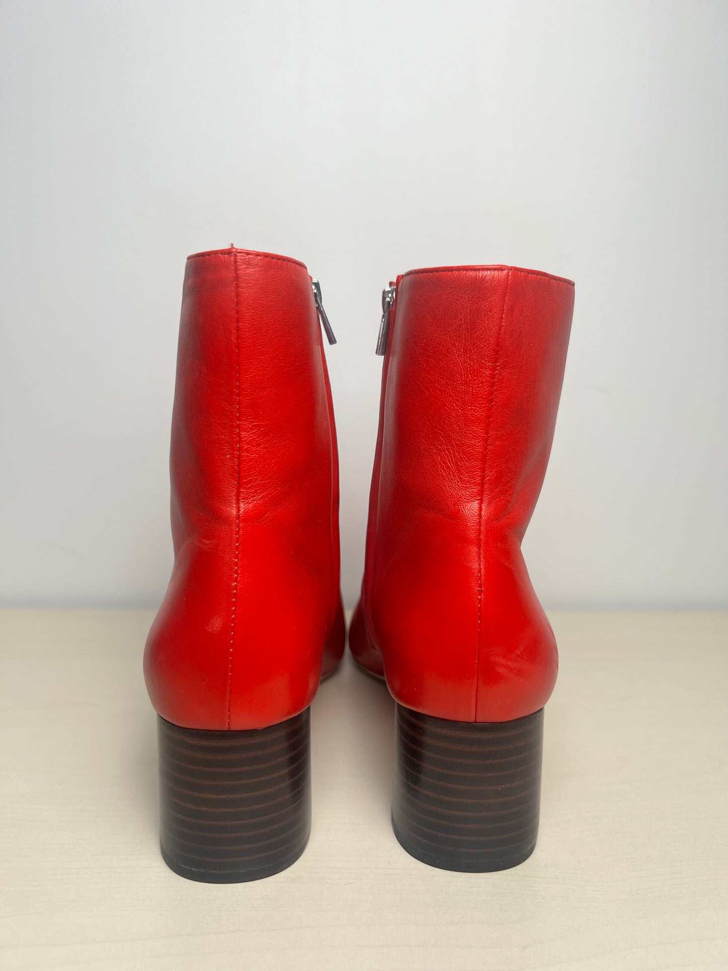 Boots Ankle Heels By Loeffler Randall In Red, Size: 9.5