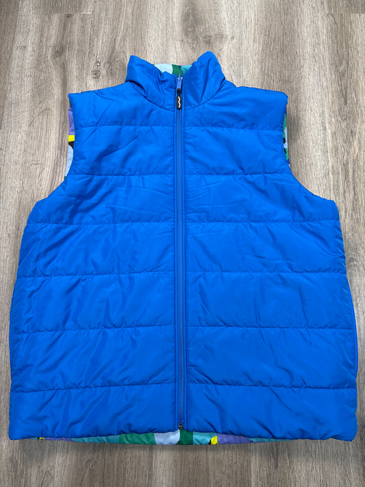 Vest Puffer & Quilted By Clothes Mentor In Blue, Size: Xl