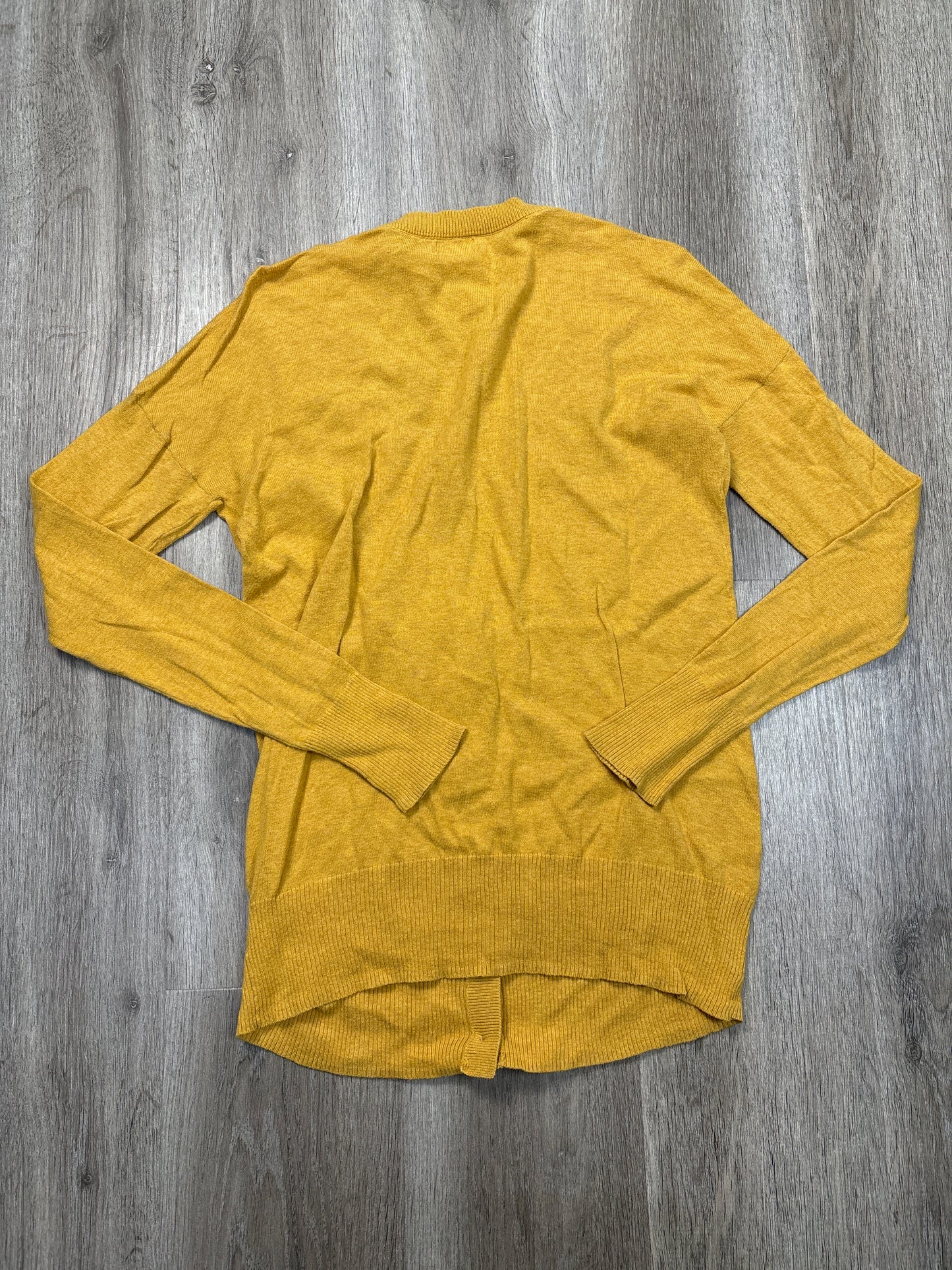 Cardigan By Mossimo In Yellow, Size: M