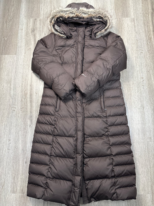 Coat Parka By Eddie Bauer In Brown, Size: L