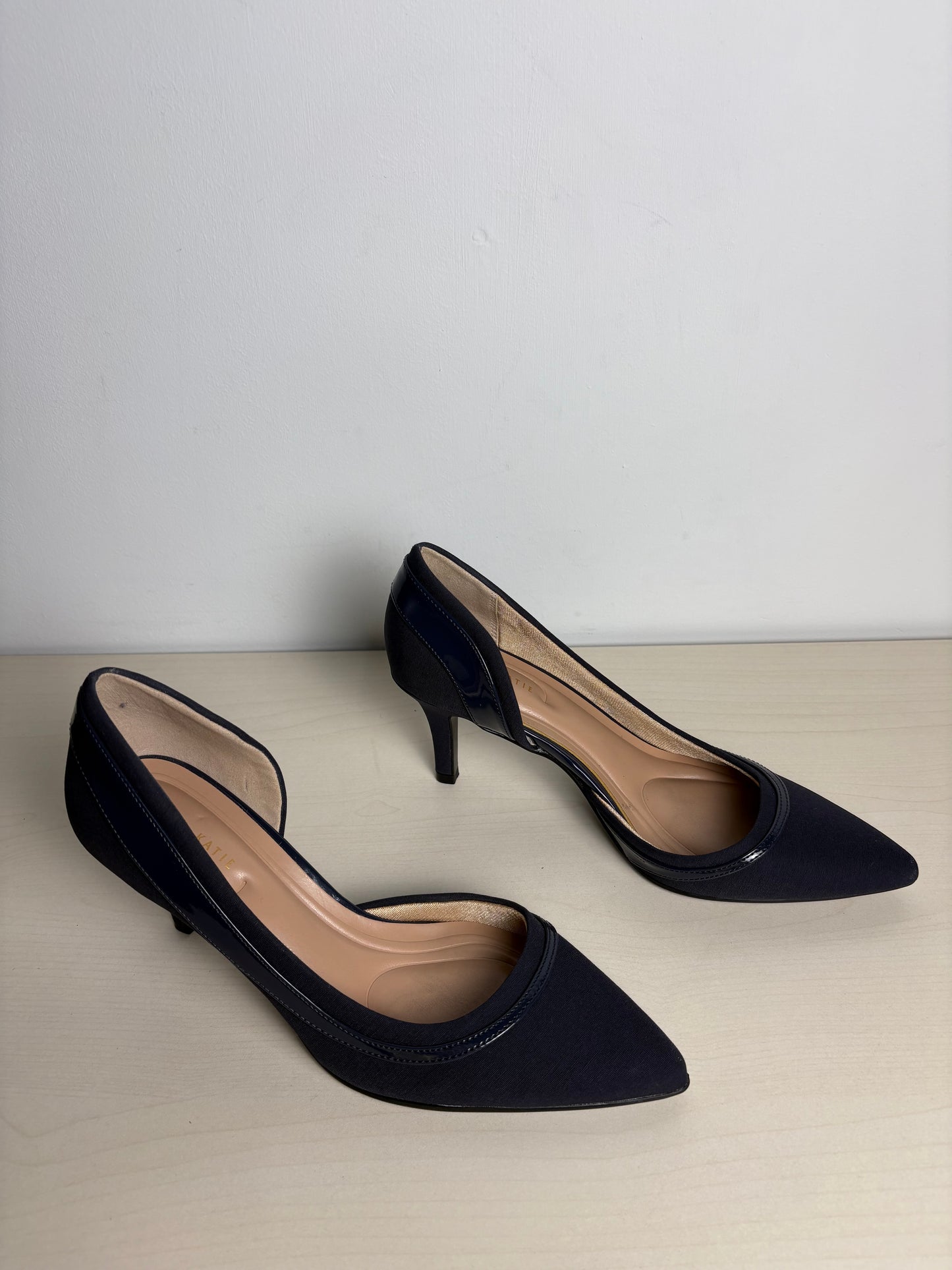 Shoes Heels Kitten By Kelly And Katie In Navy, Size: 7.5