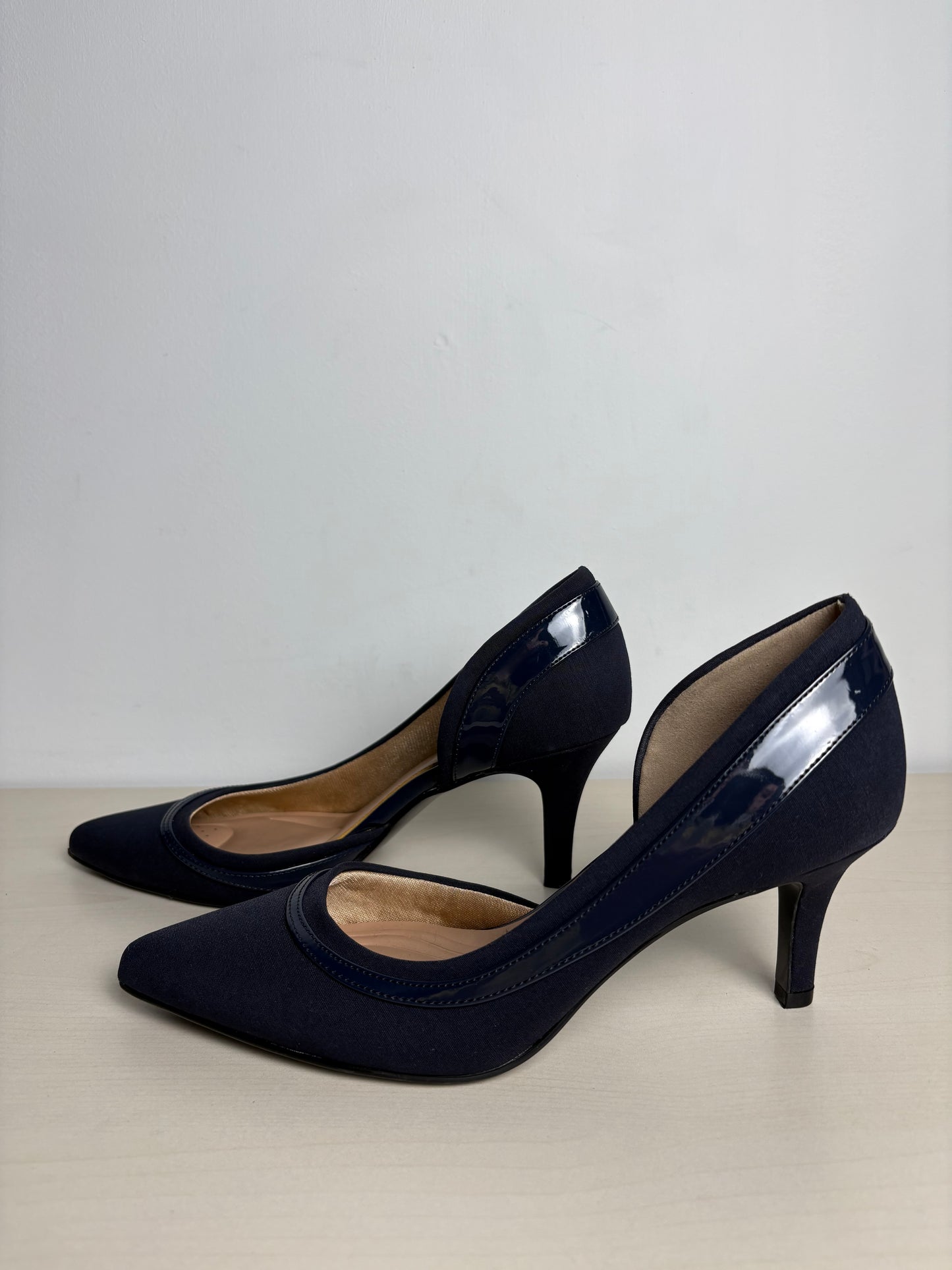 Shoes Heels Kitten By Kelly And Katie In Navy, Size: 7.5