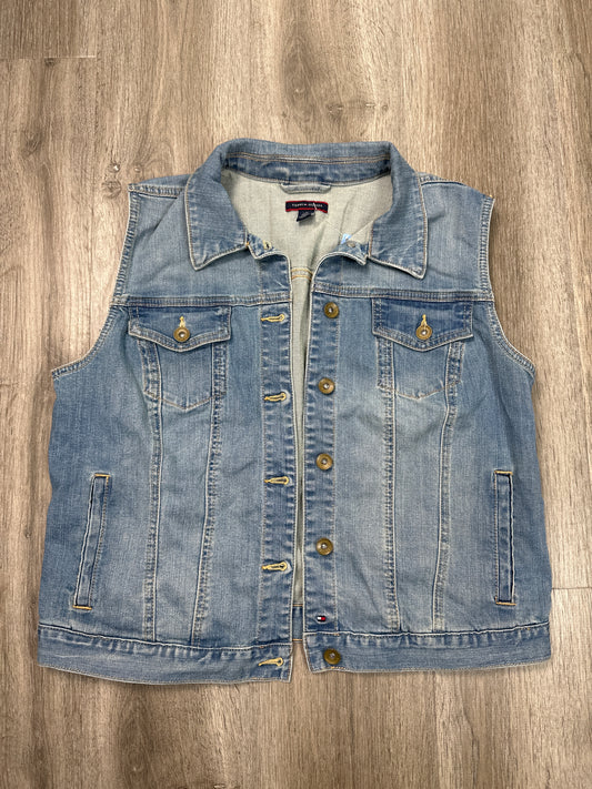 Vest Other By Tommy Hilfiger In Blue Denim, Size: L