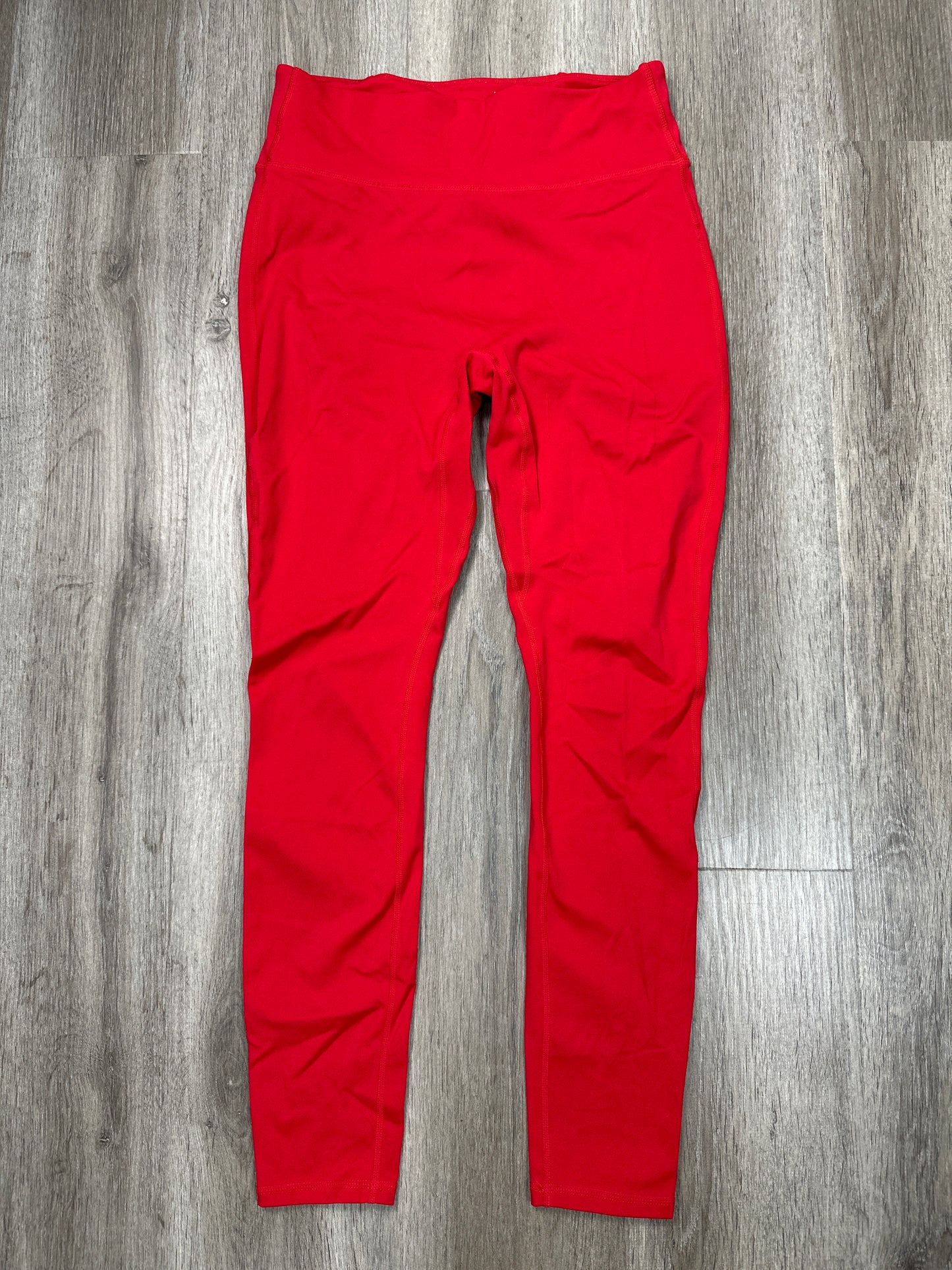 Athletic Leggings By Fabletics In Red, Size: L