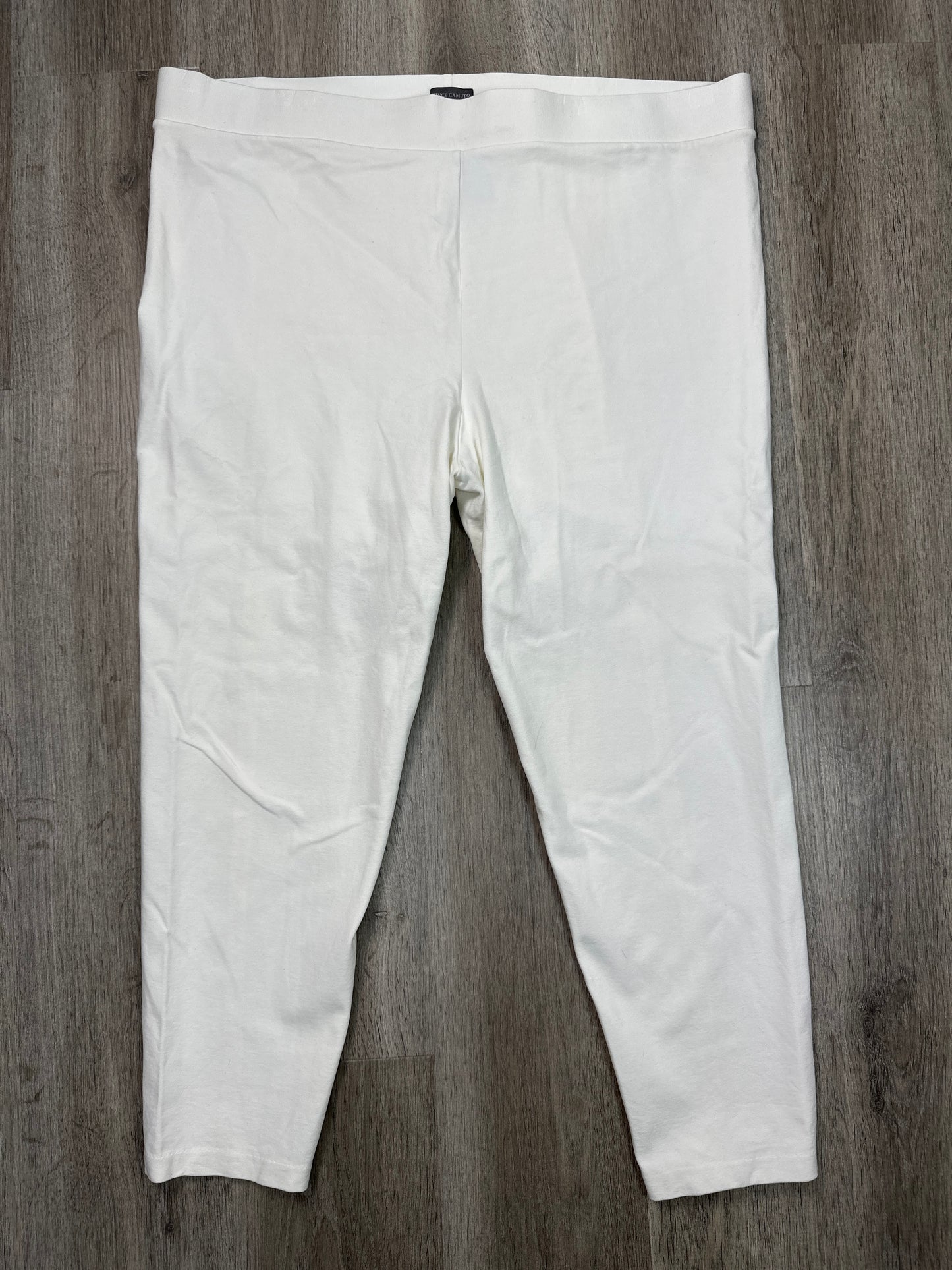 Pants Leggings By Vince Camuto In White, Size: 3x