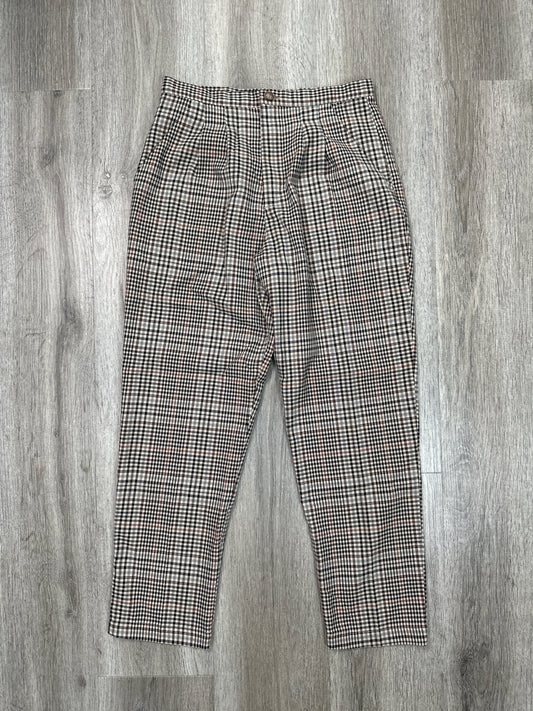 Pants Other By URBAN RENEWAL In Plaid Pattern, Size: Xs