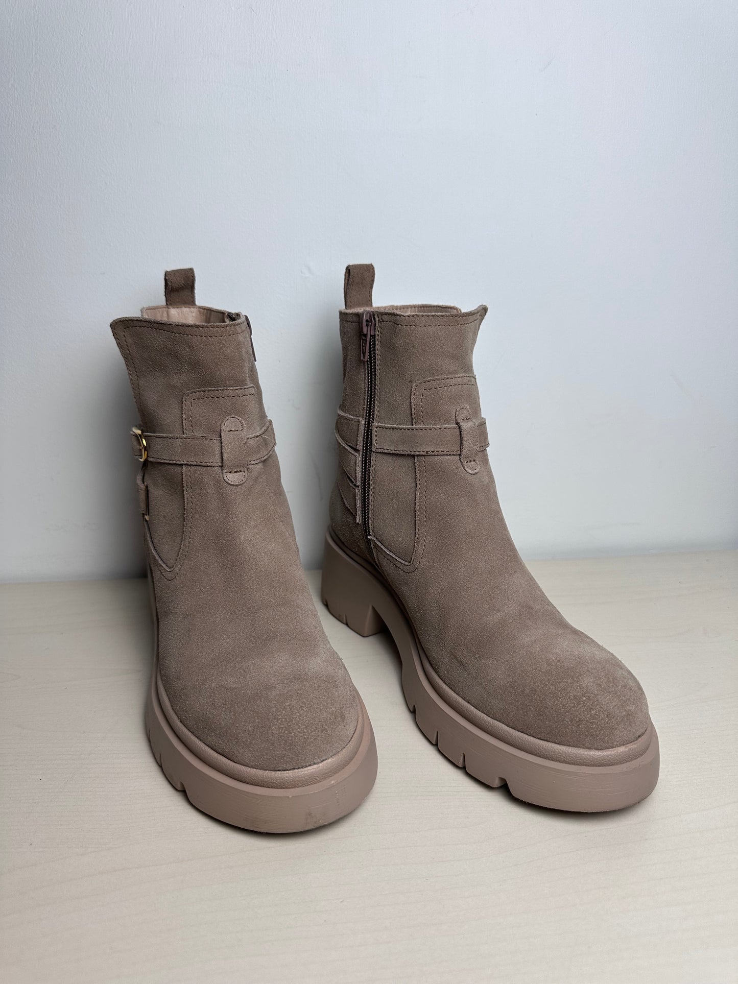 Boots Combat By Steve Madden In Tan, Size: 9.5