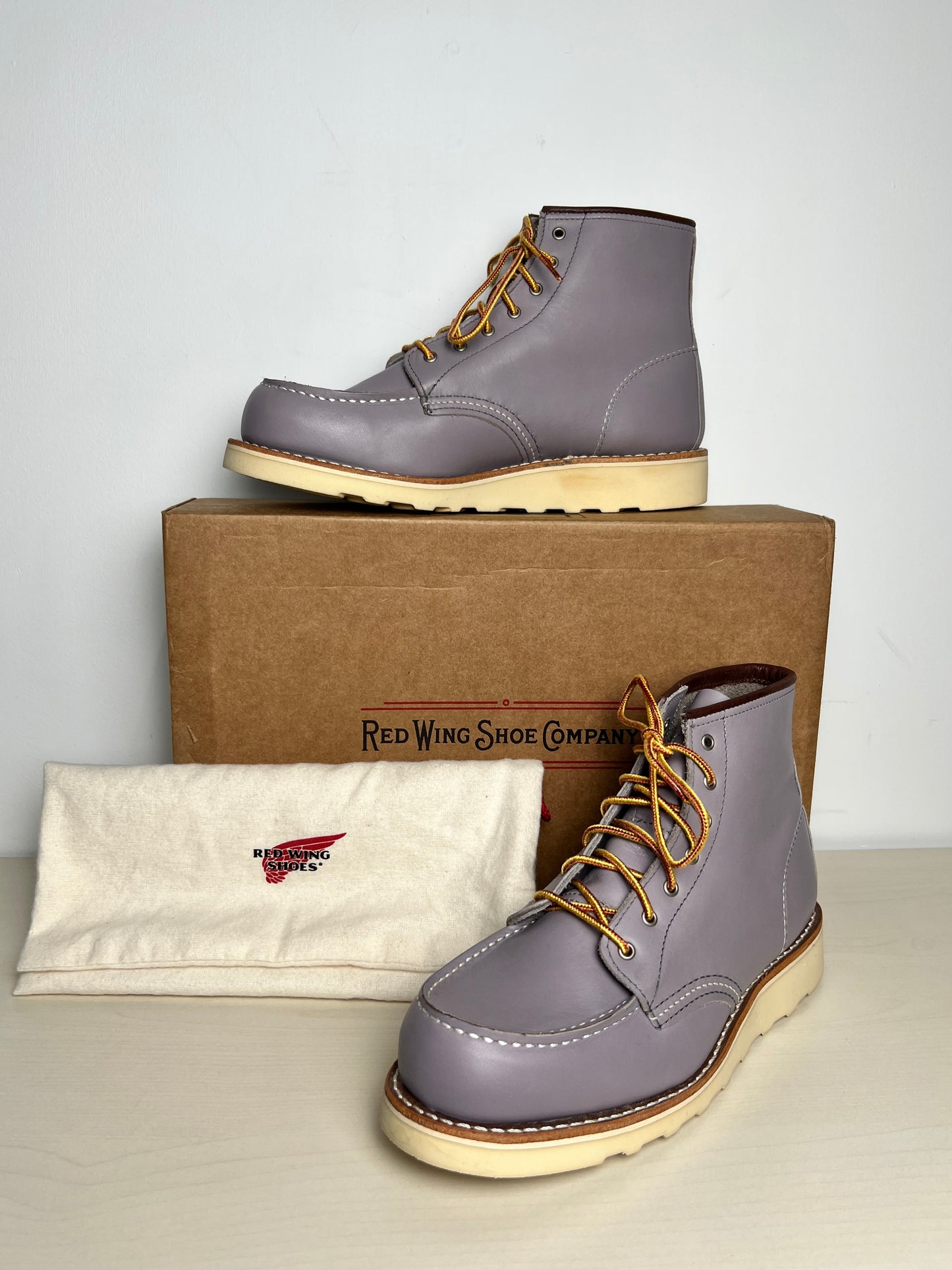 Boots Combat By RED WING SHOES In Purple, Size: 9.5