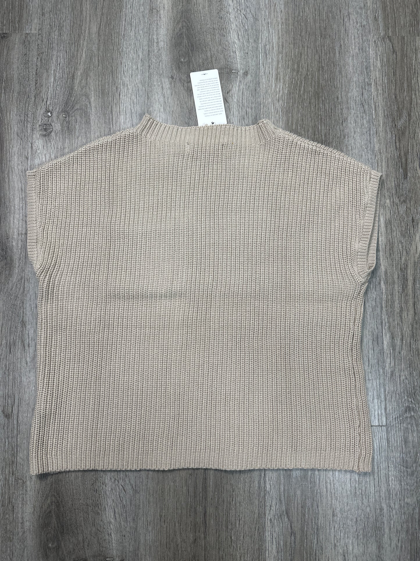 Vest Sweater By LILLUSORY In Beige, Size: M