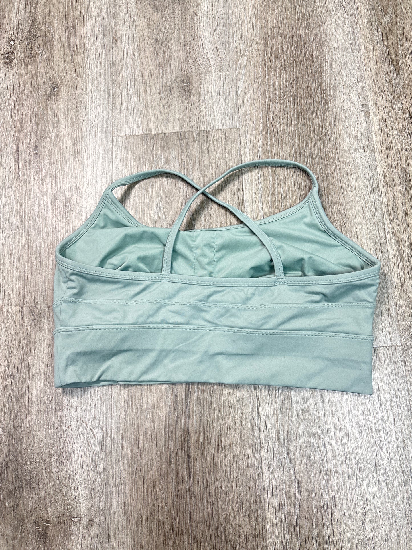 Athletic Bra By Avia In Green, Size: Xl