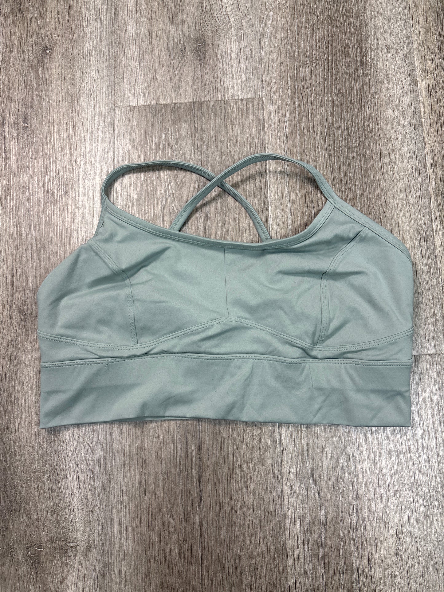 Athletic Bra By Avia In Green, Size: Xl