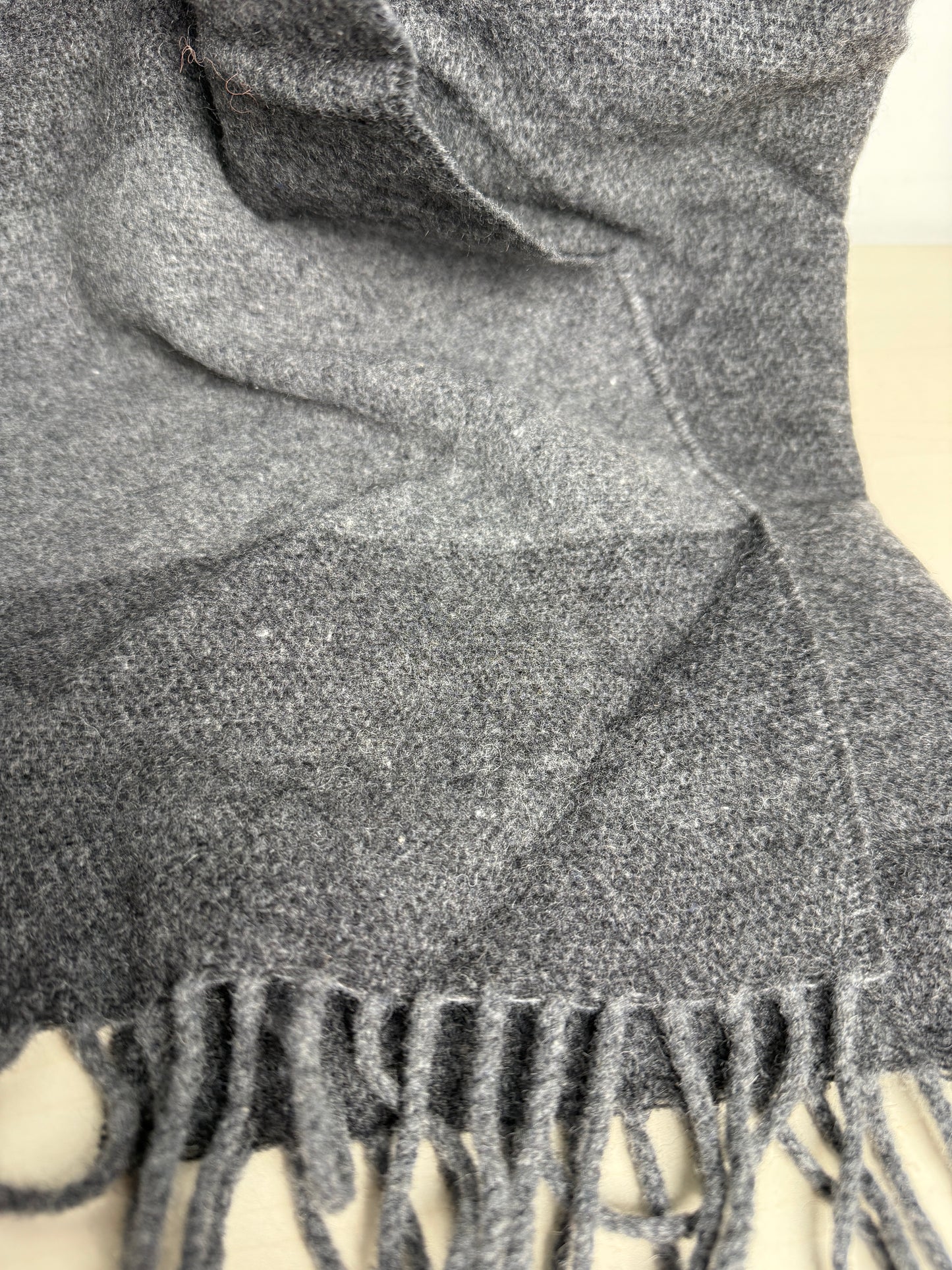 Scarf Winter By ITALIAN WOOLEN TREASURES In Grey