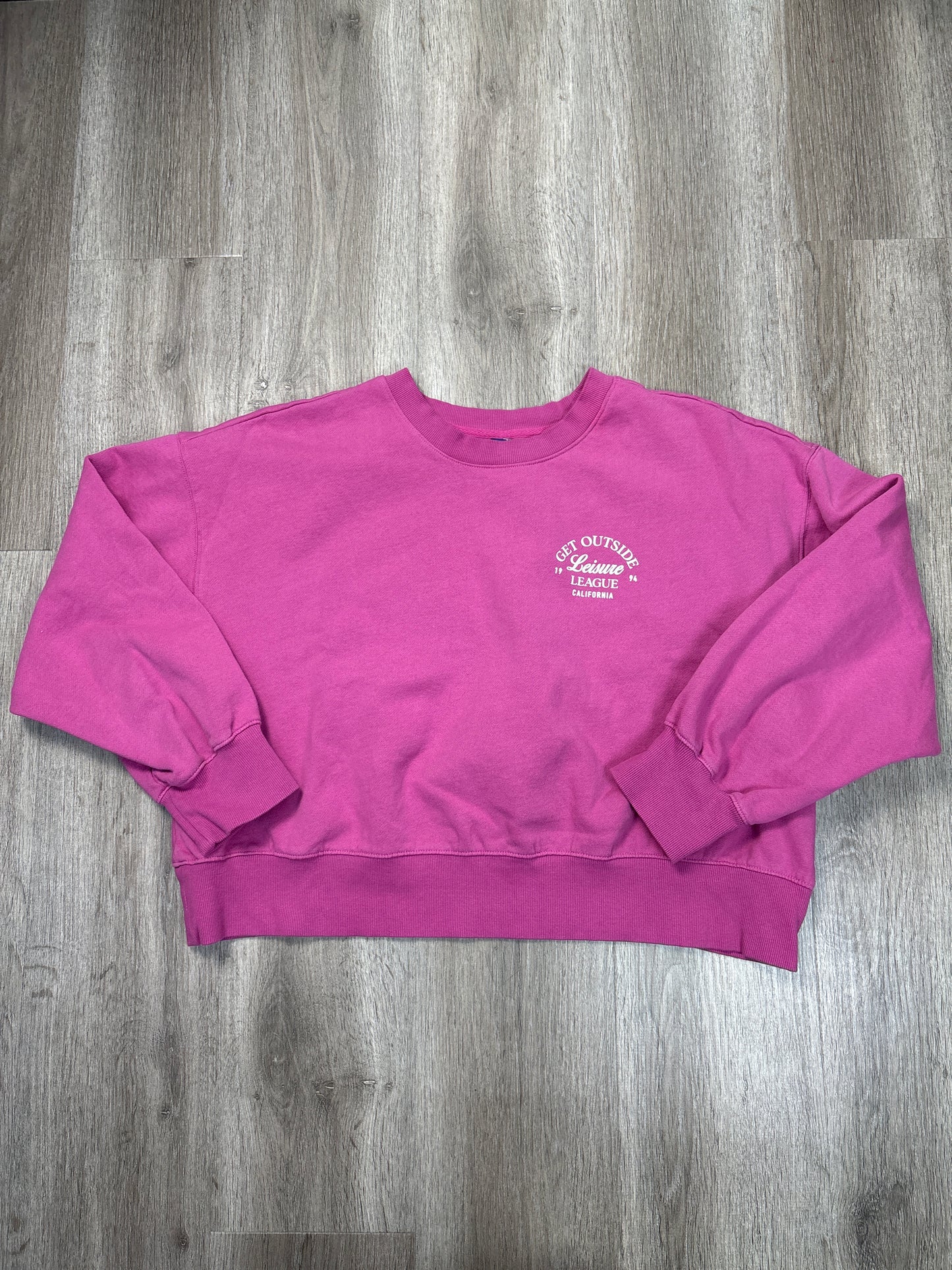 Sweatshirt Crewneck By Old Navy In Pink, Size: Xl