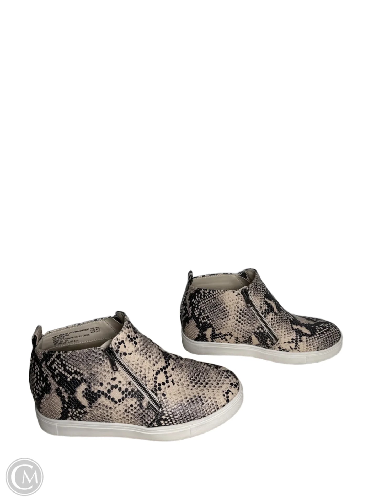 Shoes Sneakers By Time And Tru In Snakeskin Print, Size: 9.5