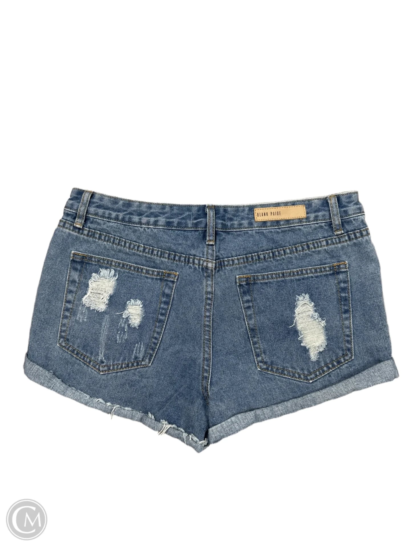 Shorts By BLANK PAIGE In Blue Denim, Size: L