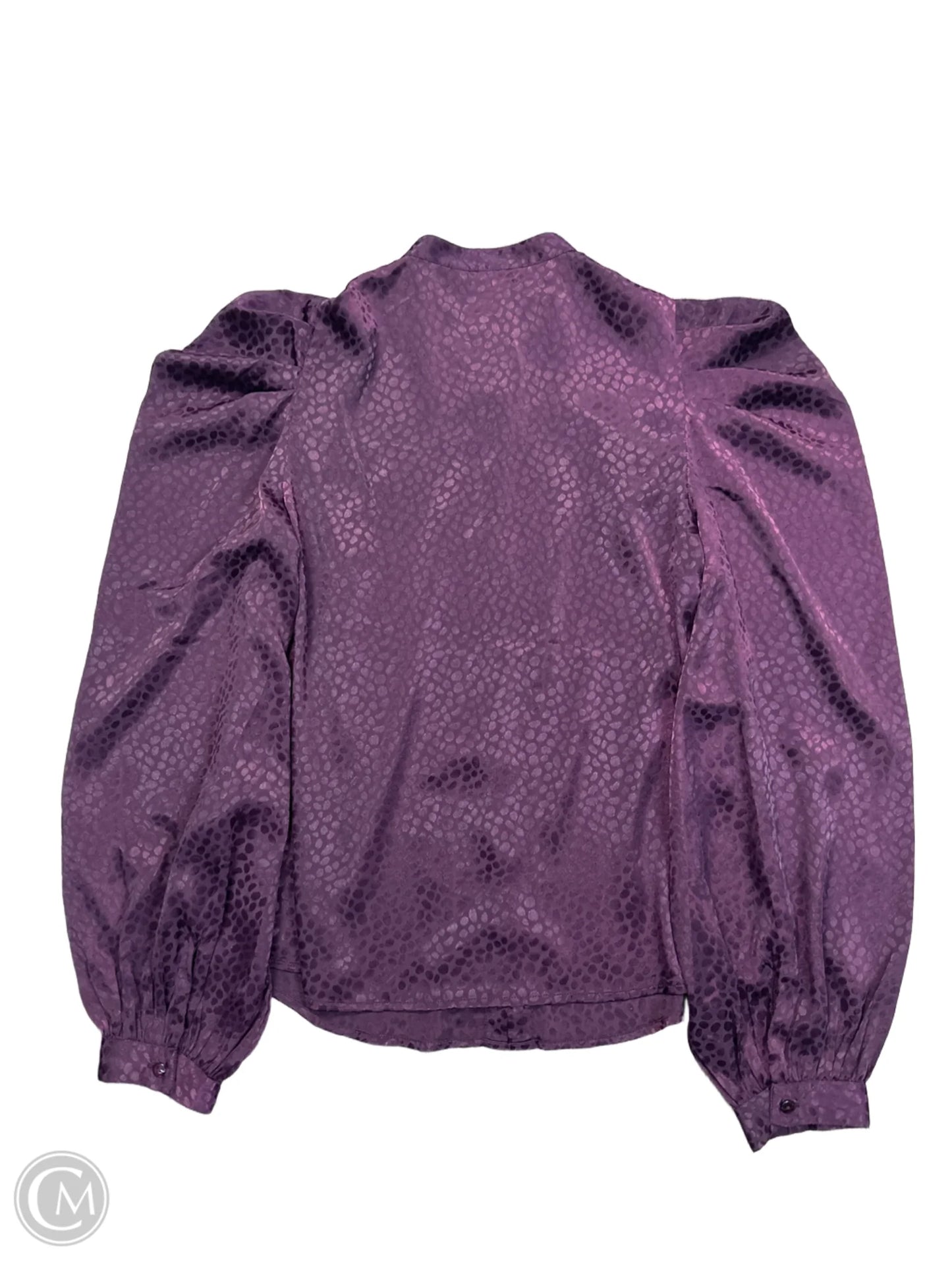 Top Long Sleeve By Express In Purple, Size: S