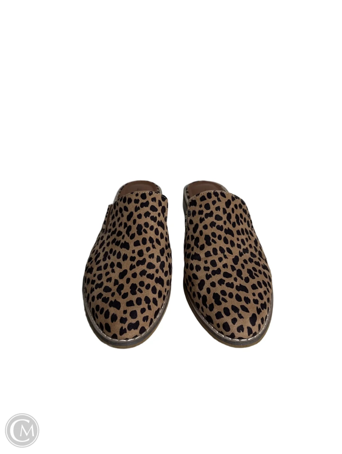 Shoes Flats By Indigo In Animal Print, Size: 9.5