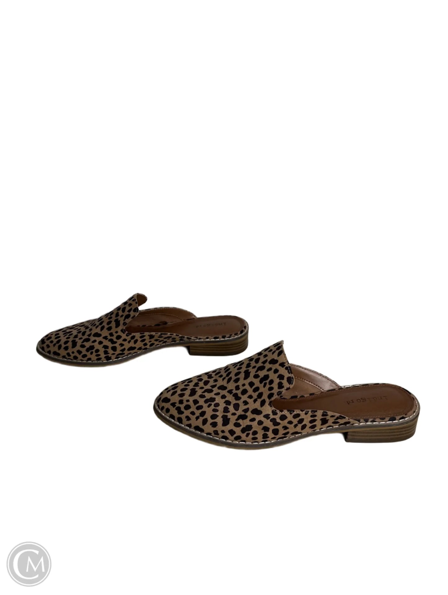 Shoes Flats By Indigo In Animal Print, Size: 9.5