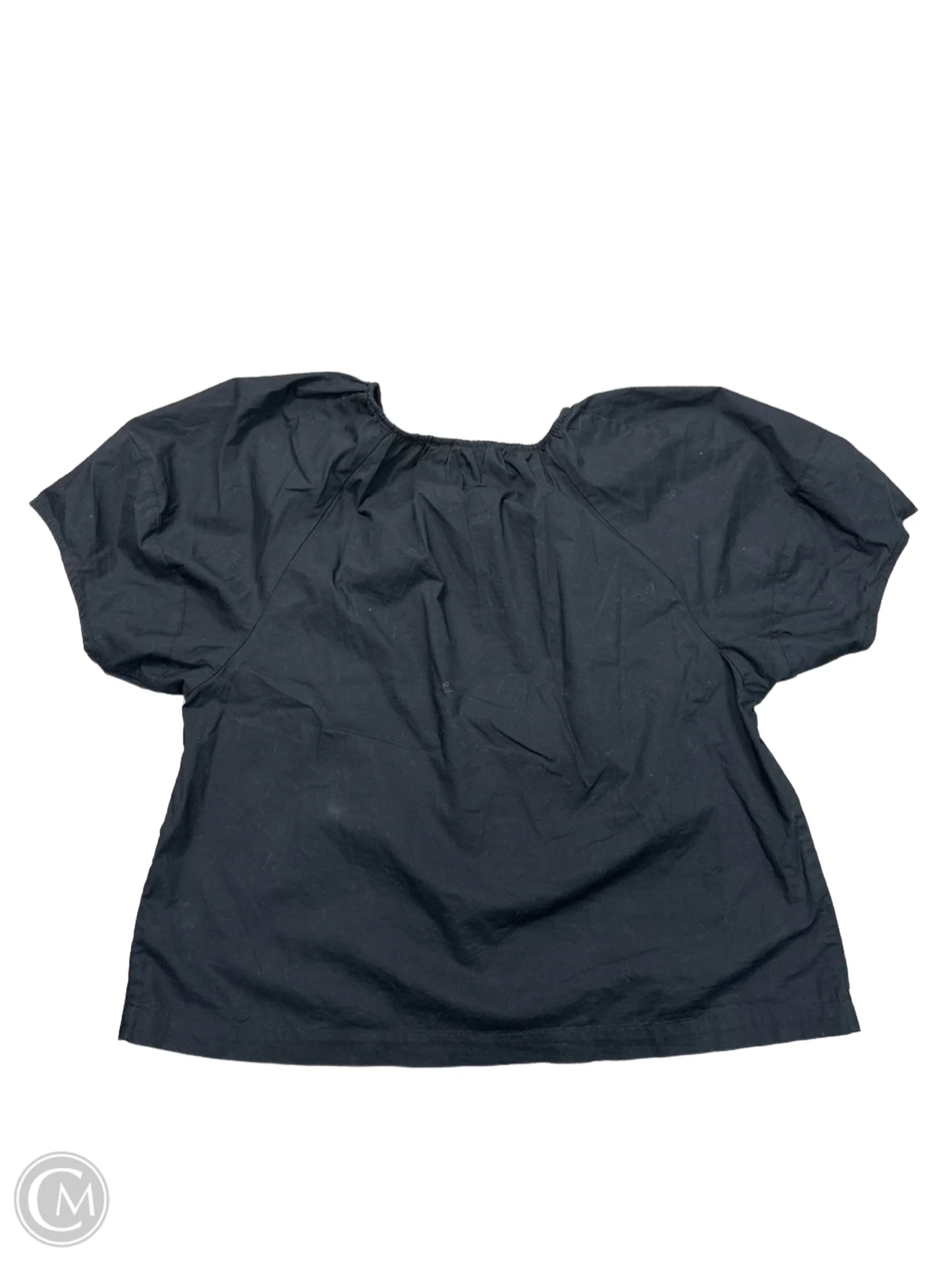 Top Short Sleeve By Gap In Black, Size: M