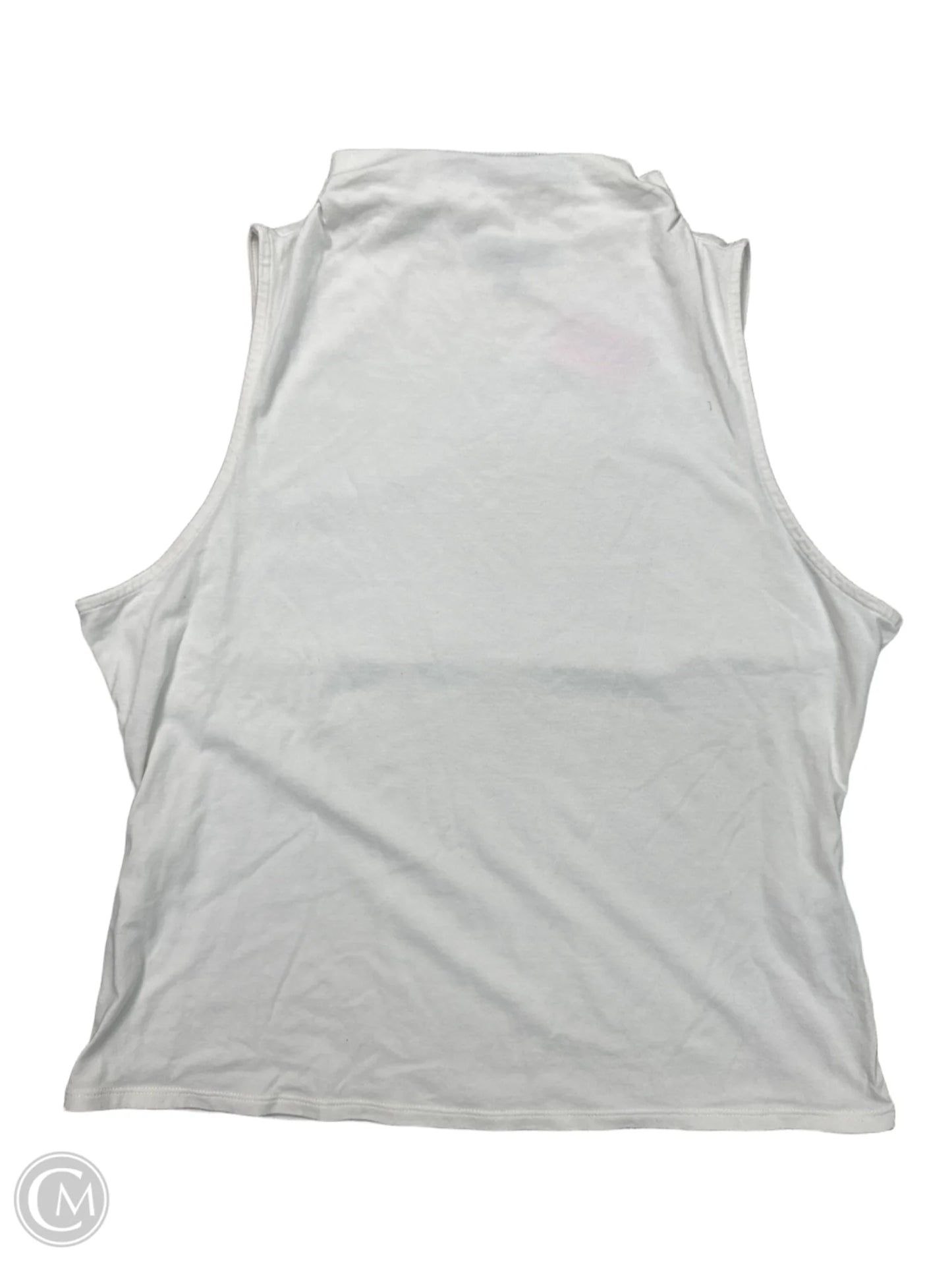 Tank Top By Banana Republic In White, Size: L