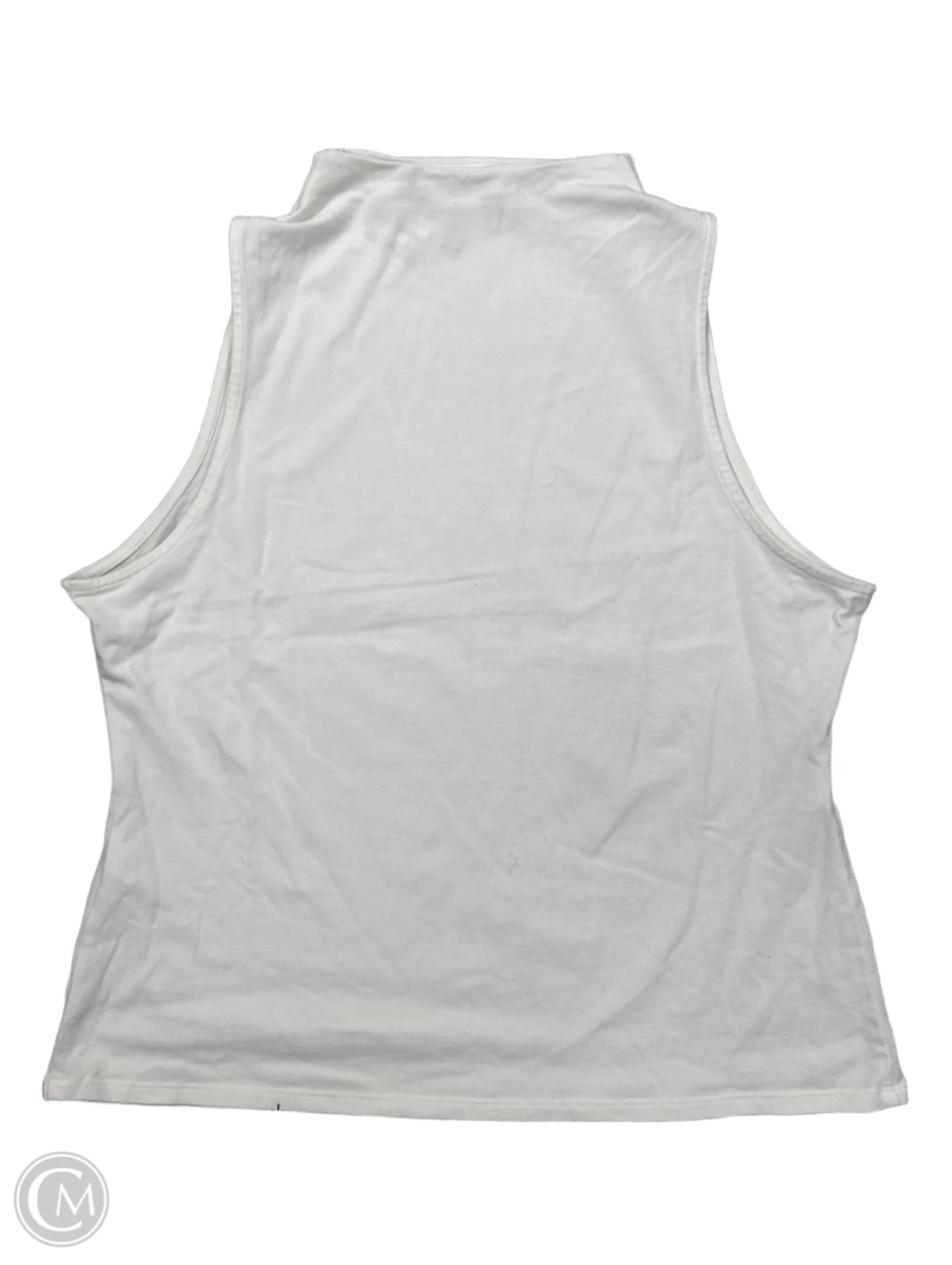 Tank Top By Banana Republic In White, Size: L