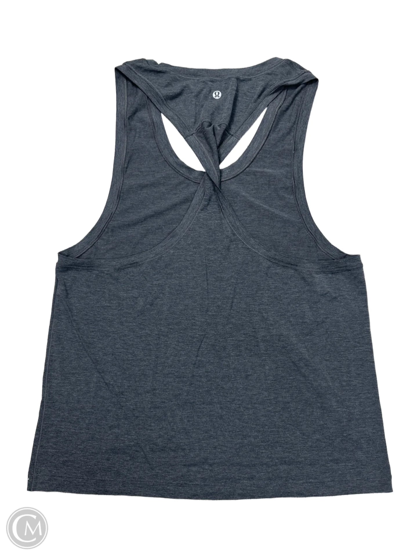 Athletic Tank Top By Lululemon In Grey, Size: M