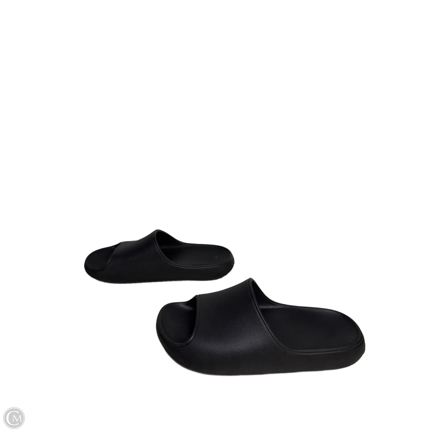 Sandals Sport By Clothes Mentor In Black, Size: 6