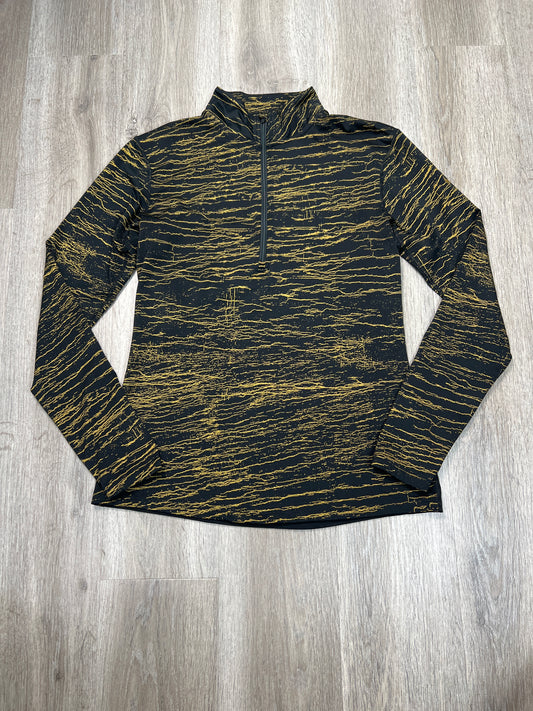 Athletic Jacket By Nike In Black & Gold, Size: Xl