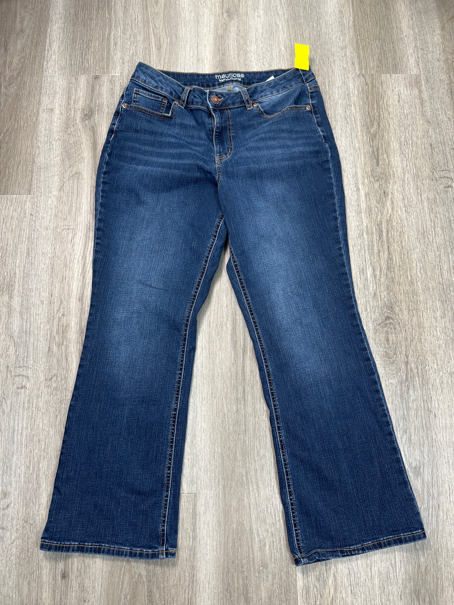 Jeans Boot Cut By Maurices In Blue Denim, Size: 16