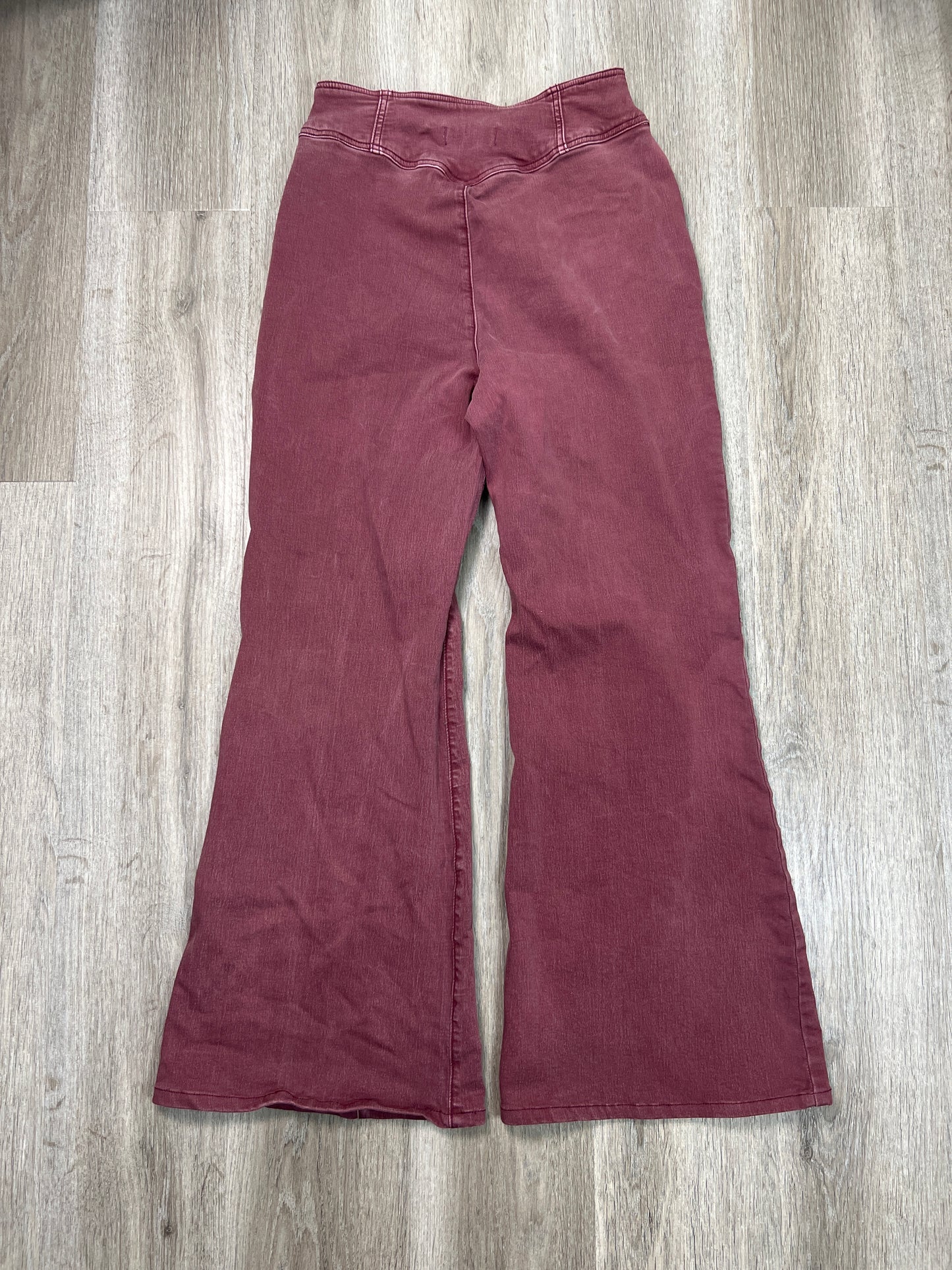 Jeans Wide Leg By We The Free In Maroon, Size: 12