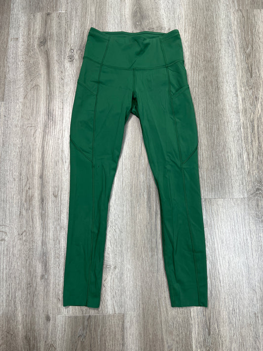 Athletic Leggings By Lululemon In Green, Size: S