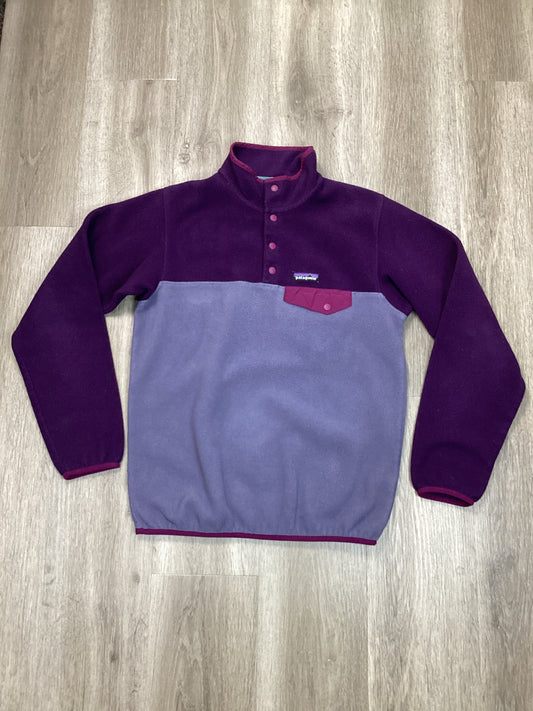 Jacket Fleece By Patagonia In Purple, Size: M