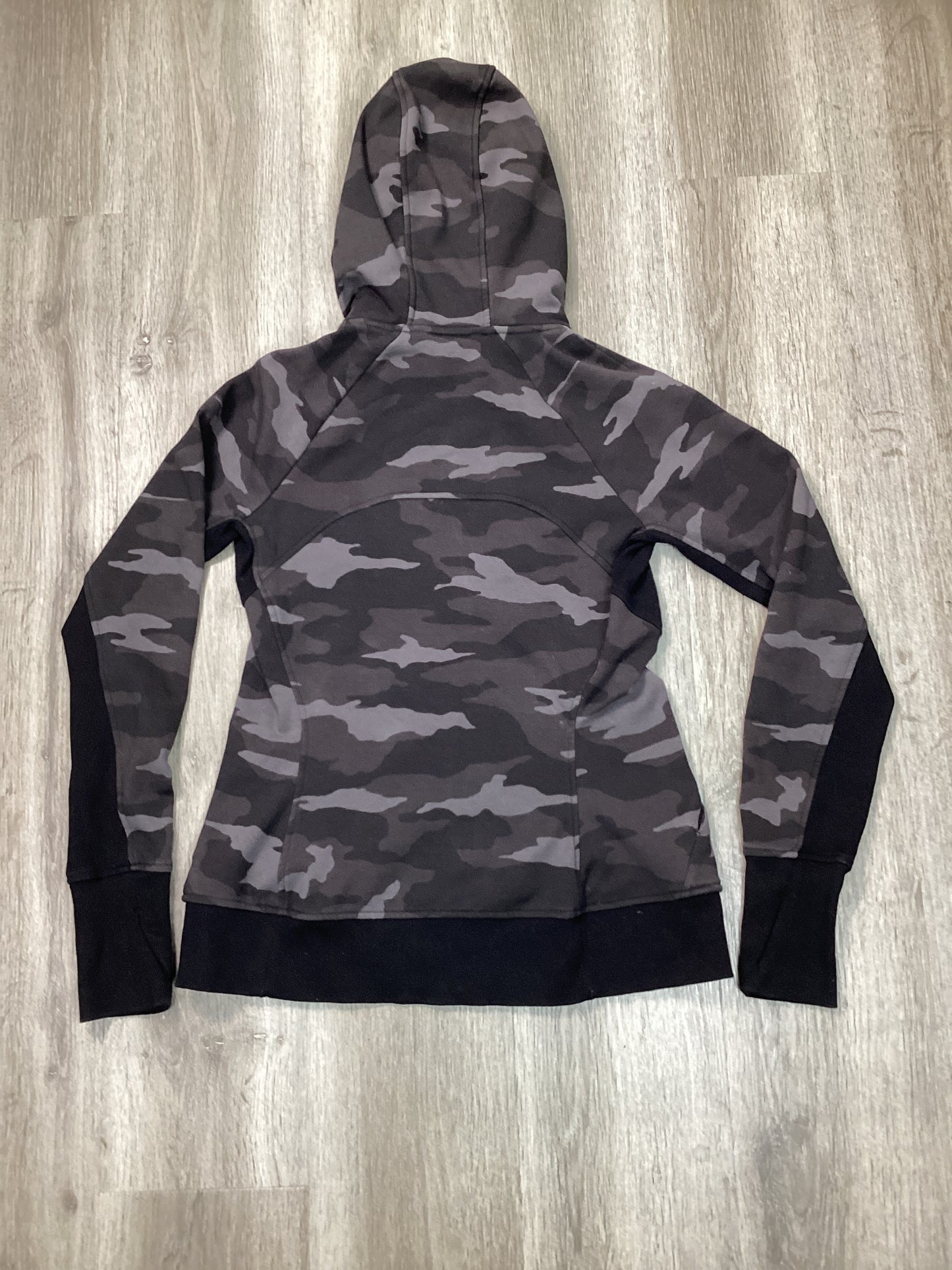 Athletic Jacket By Athleta In Camouflage Print, Size: S