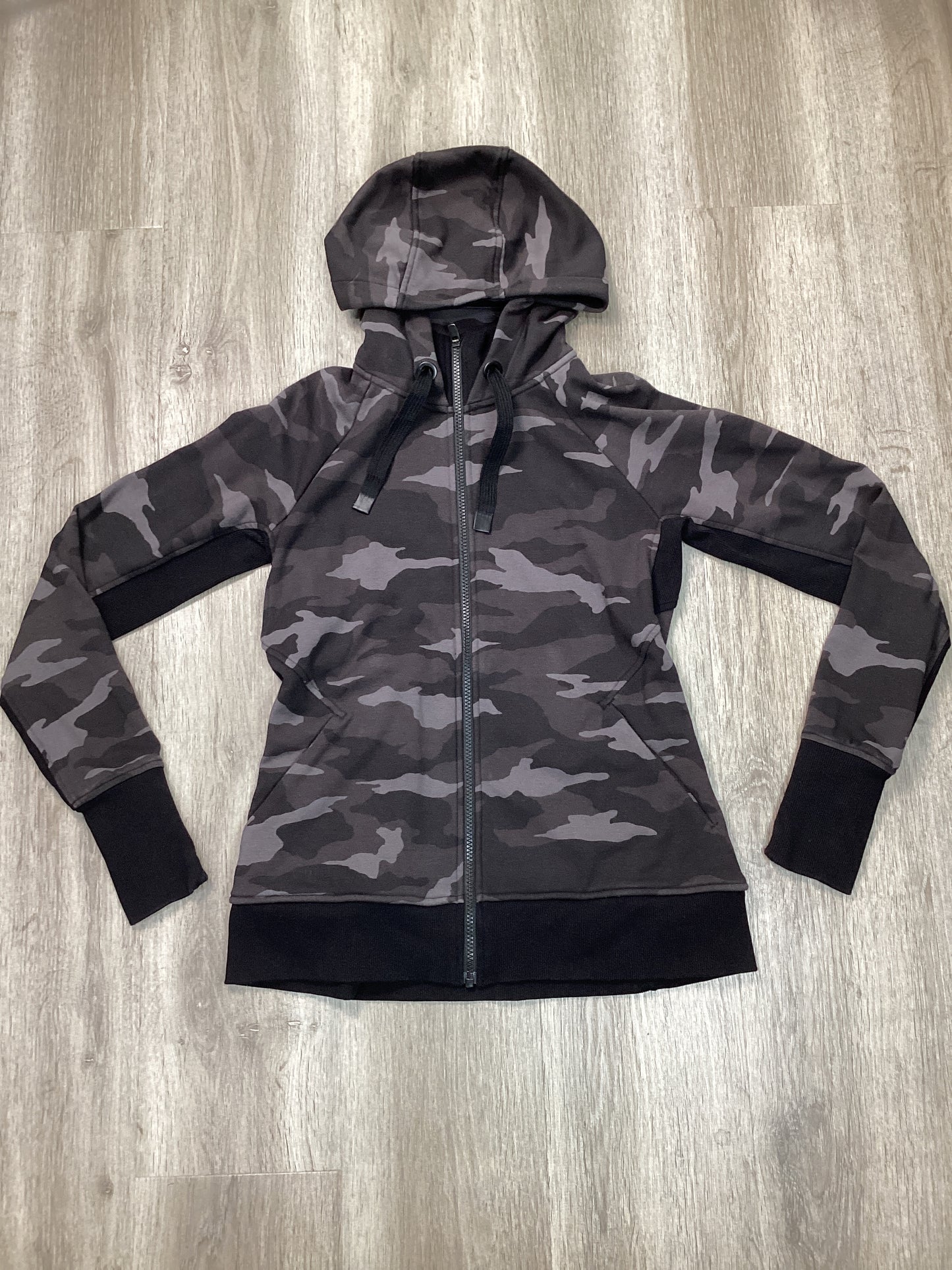 Athletic Jacket By Athleta In Camouflage Print, Size: S