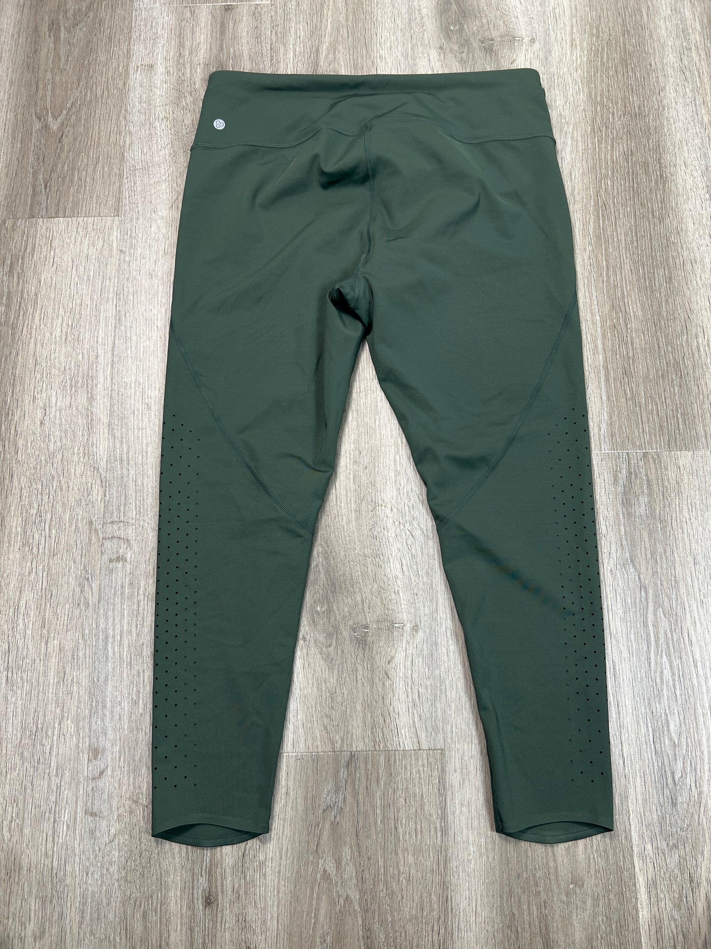 Athletic Leggings By Zella In Green, Size: Xl