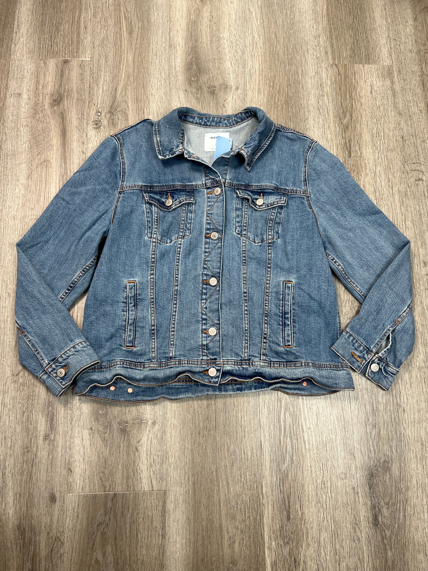 Jacket Denim By Old Navy In Blue Denim, Size: Xl