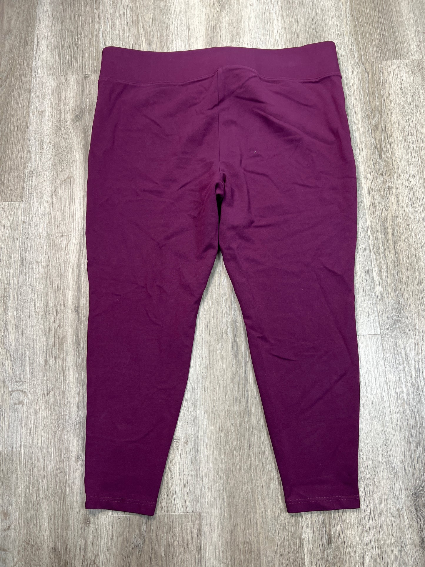 Athletic Leggings By Torrid In Purple, Size: 3x