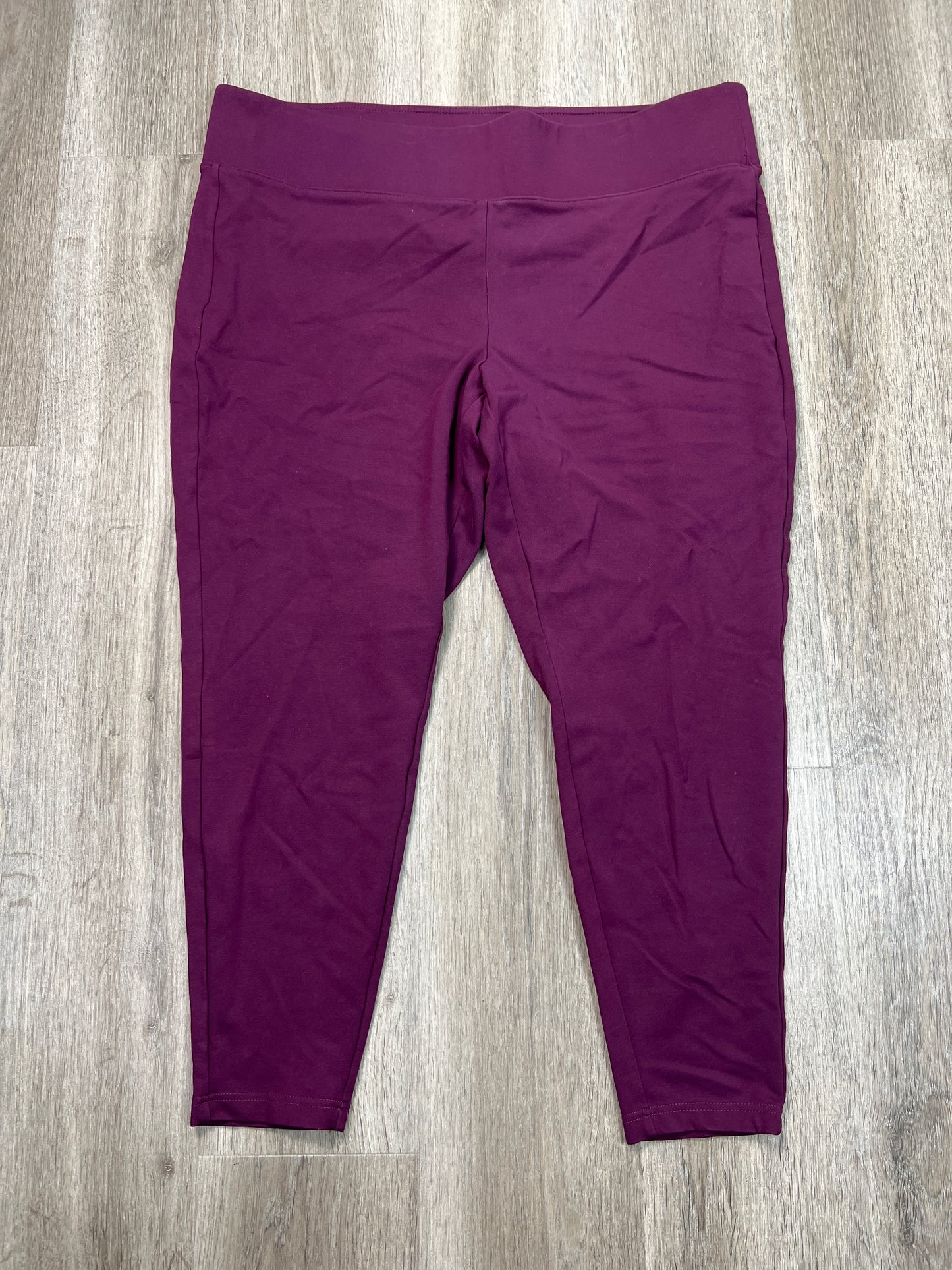 Athletic Leggings By Torrid In Purple, Size: 3x