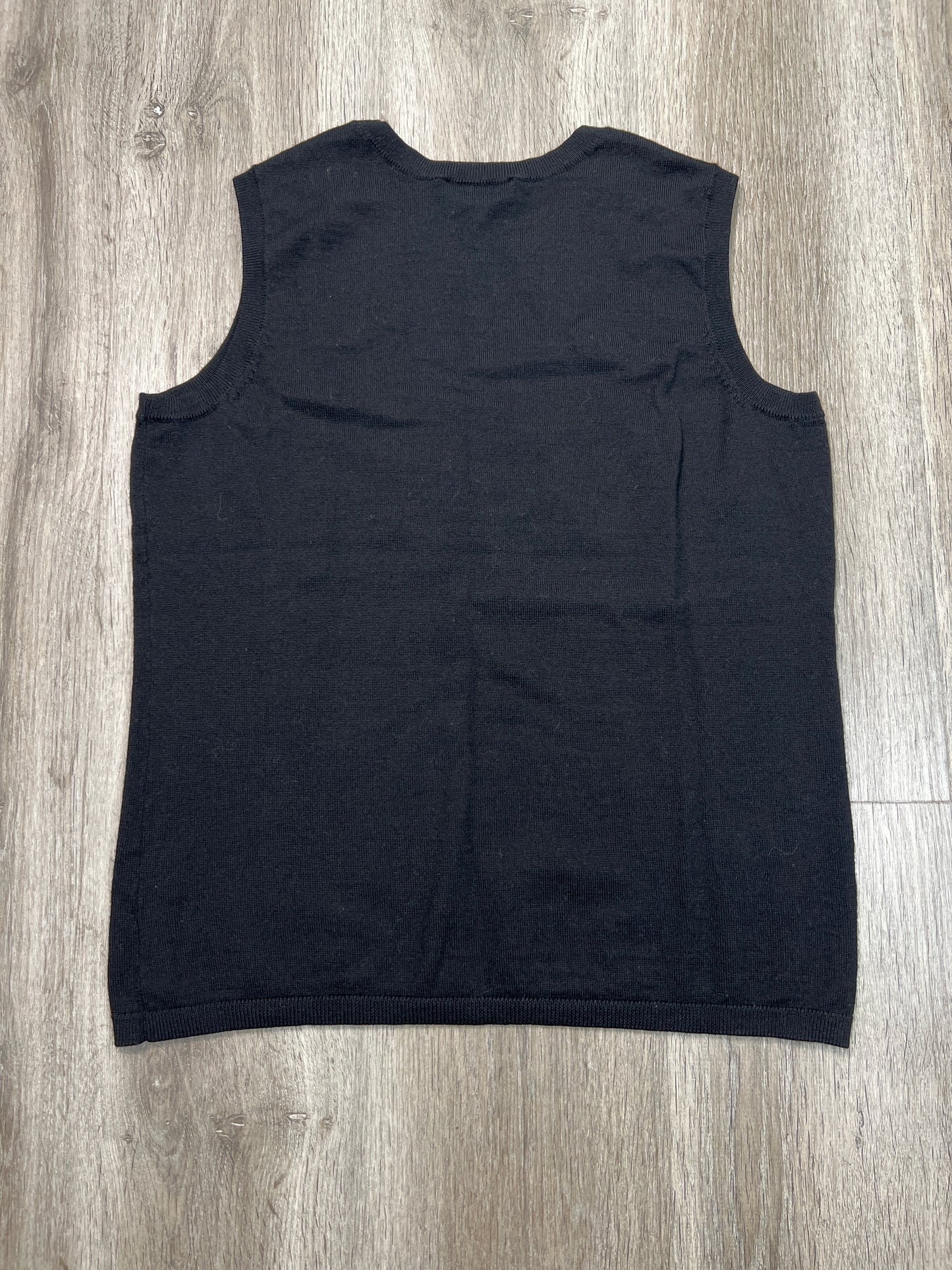 Vest Sweater By Pendleton In Black, Size: M