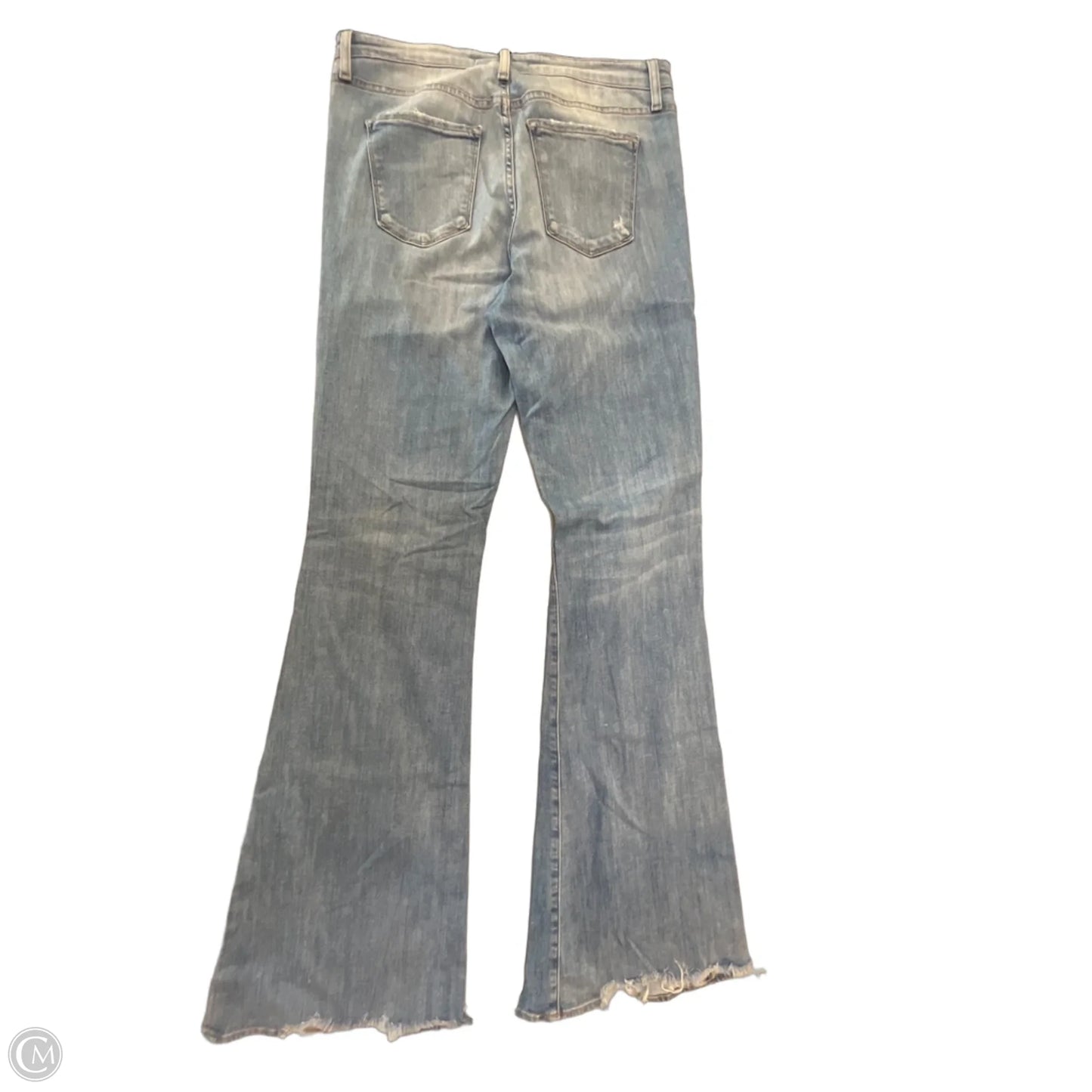 Jeans Flared By Flying Monkey In Blue Denim, Size: 12