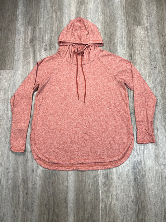 Athletic Sweatshirt Hoodie By Athleta In Orange, Size: Xl