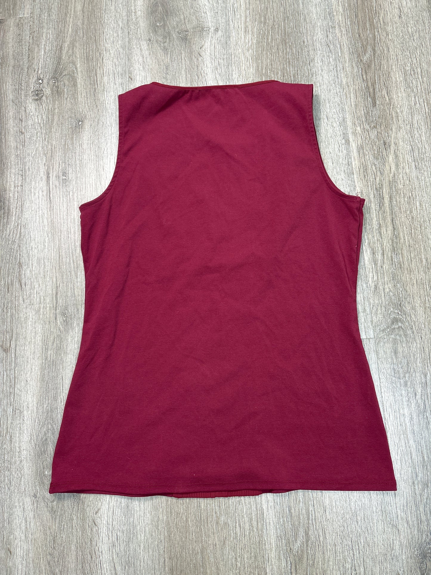 Top Sleeveless By White House Black Market In Red, Size: S