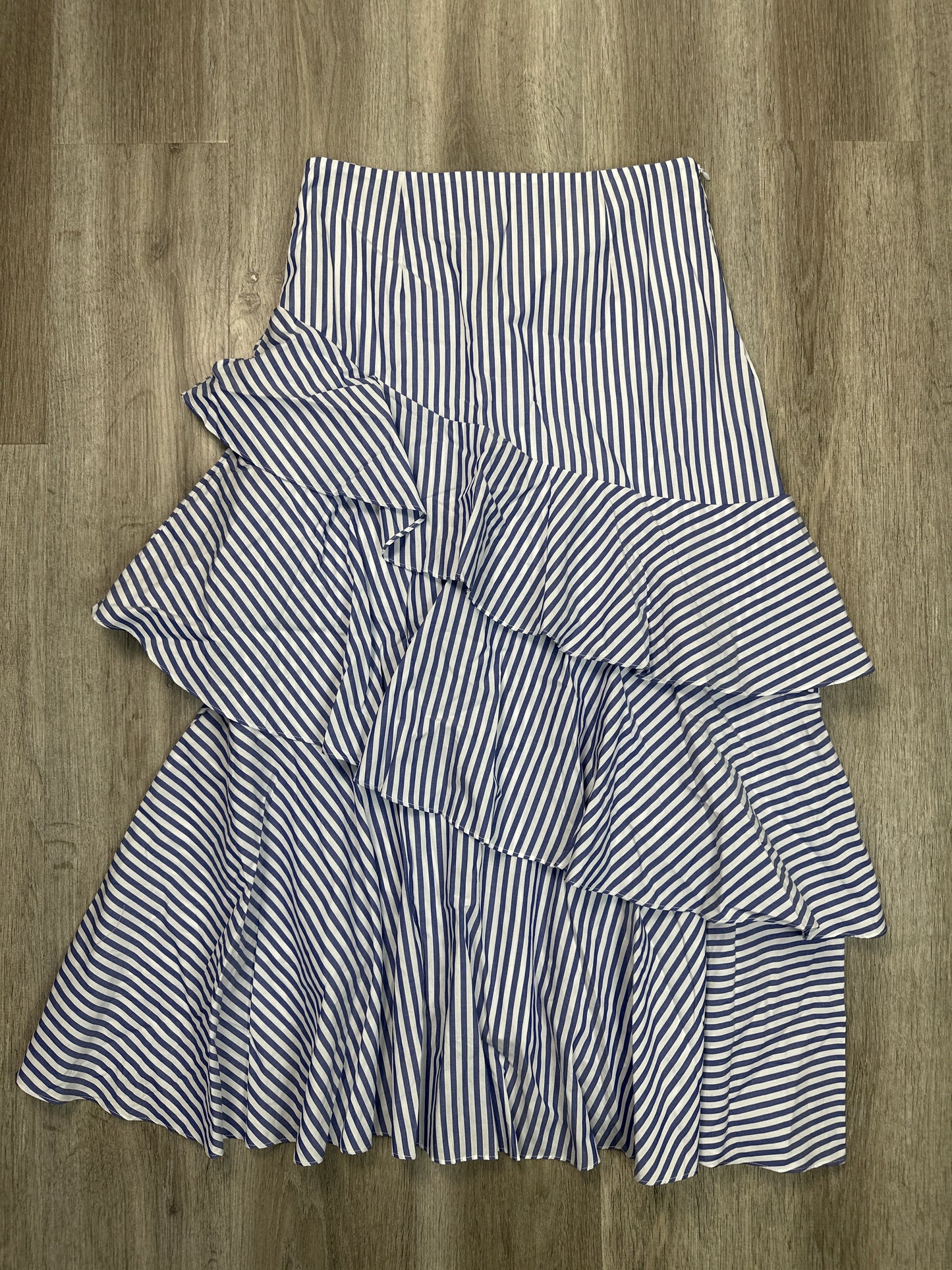 Skirt Maxi By Banana Republic In Striped Pattern, Size: M