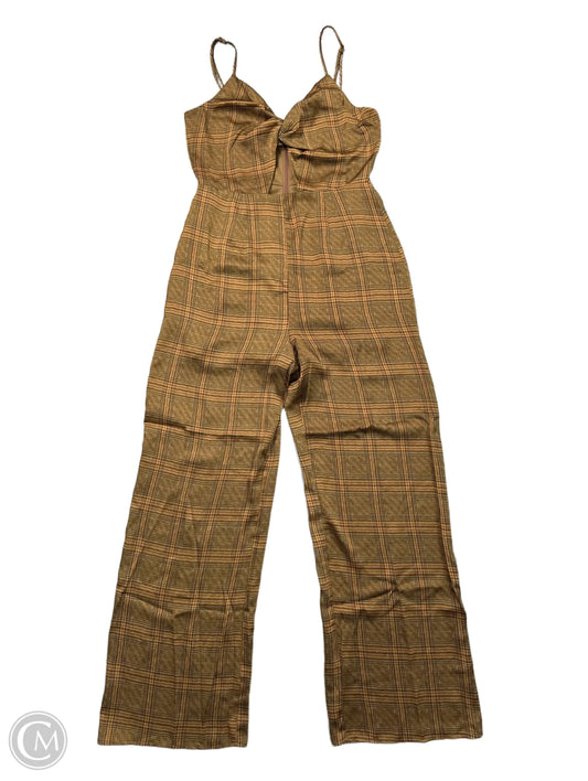 Jumpsuit By EMORY PARK In Plaid Pattern, Size: M