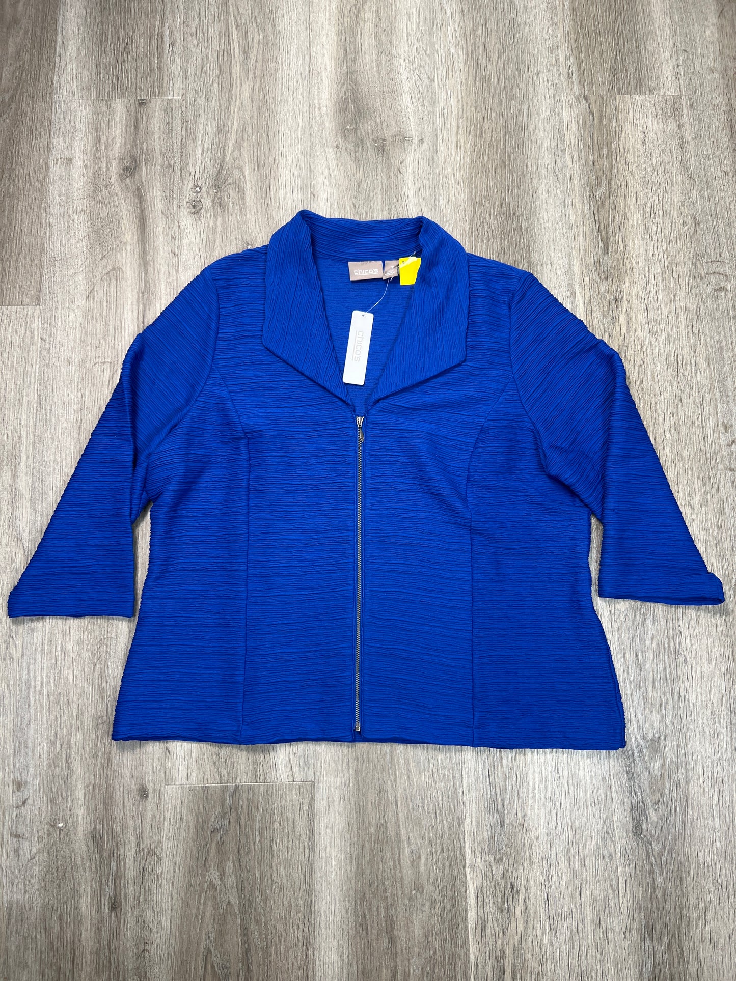 Jacket Other By Chicos In Blue, Size: Xl