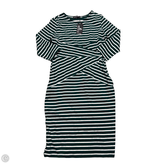 Dress Casual Midi By REPHYLLIS In Green, Size: L