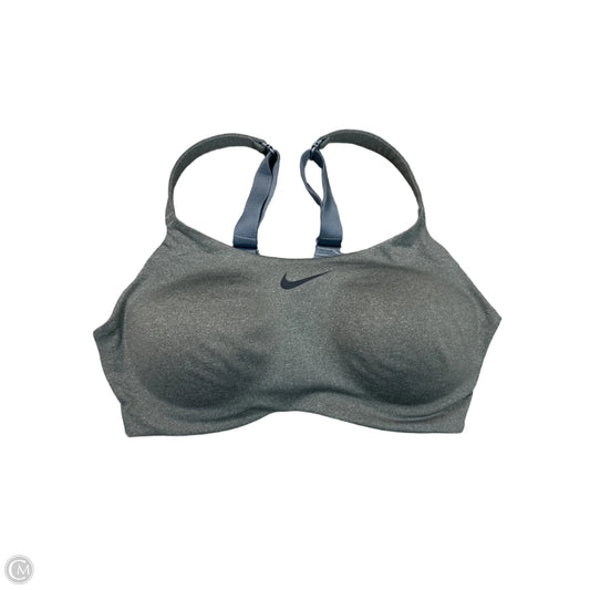 Athletic Bra By Nike Apparel In Grey, Size: Xl