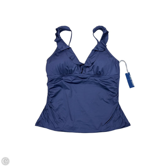 Swimsuit Top By  SONNET SHORES In Navy, Size: Xl