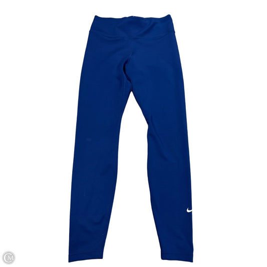 Athletic Leggings By Nike Apparel In Blue, Size: L