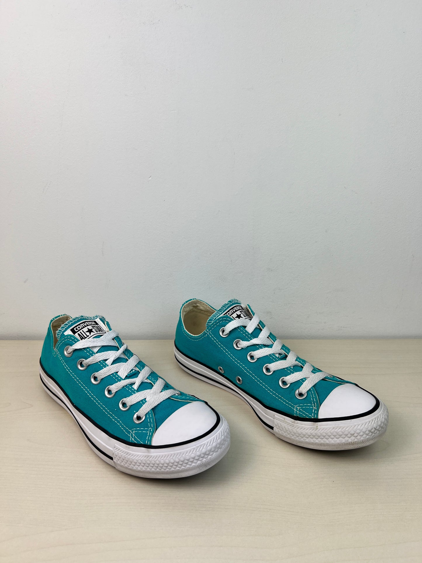 Shoes Sneakers By Converse In Teal, Size: 8